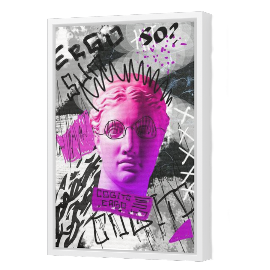 Thumbnail for Canvas - White Floating Frame