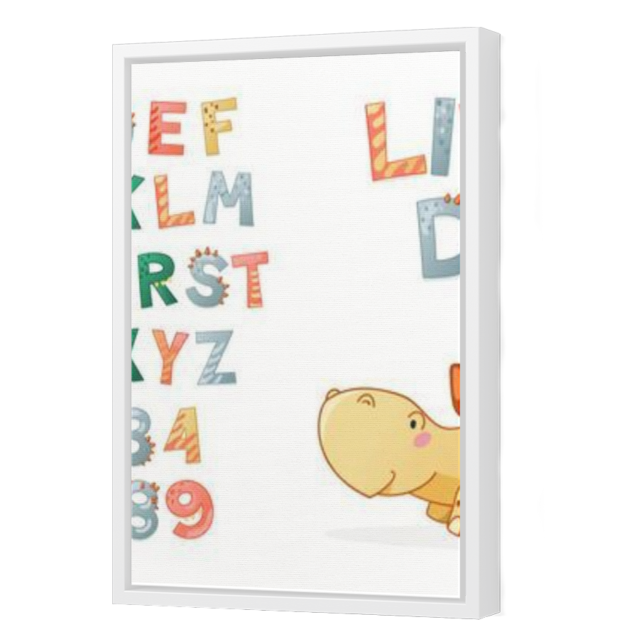 Thumbnail for Canvas - White Floating Frame