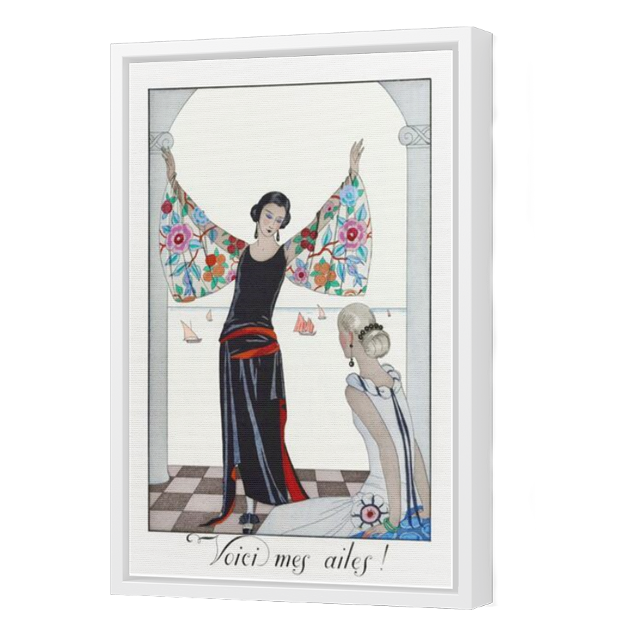 Thumbnail for Canvas - White Floating Frame