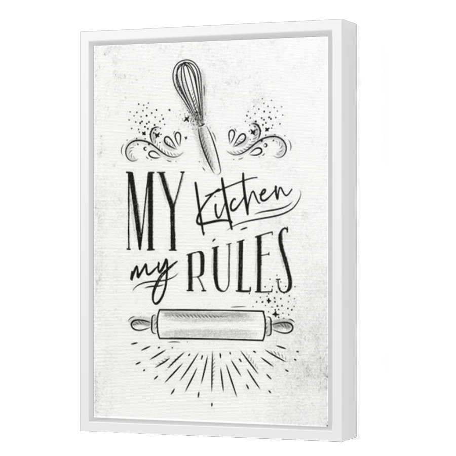 Thumbnail for Canvas - White Floating Frame