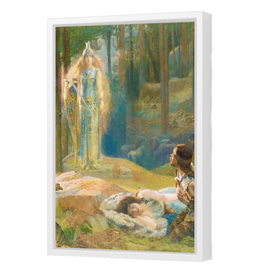 Thumbnail for Canvas - White Floating Frame