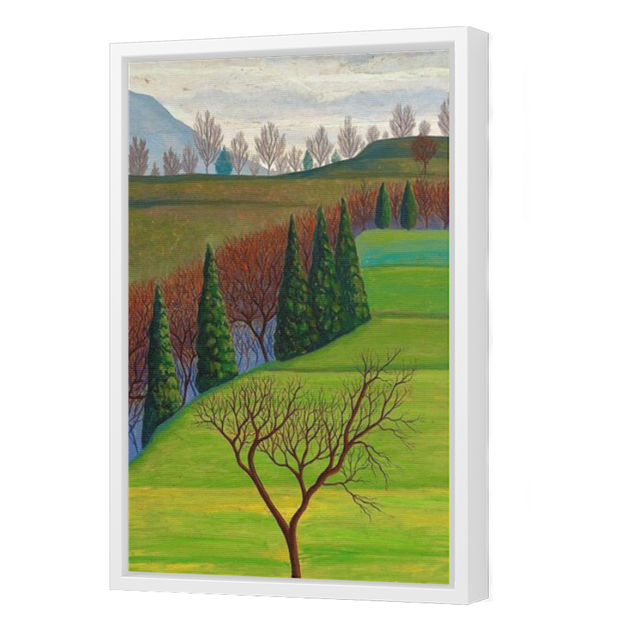 Thumbnail for Canvas - White Floating Frame
