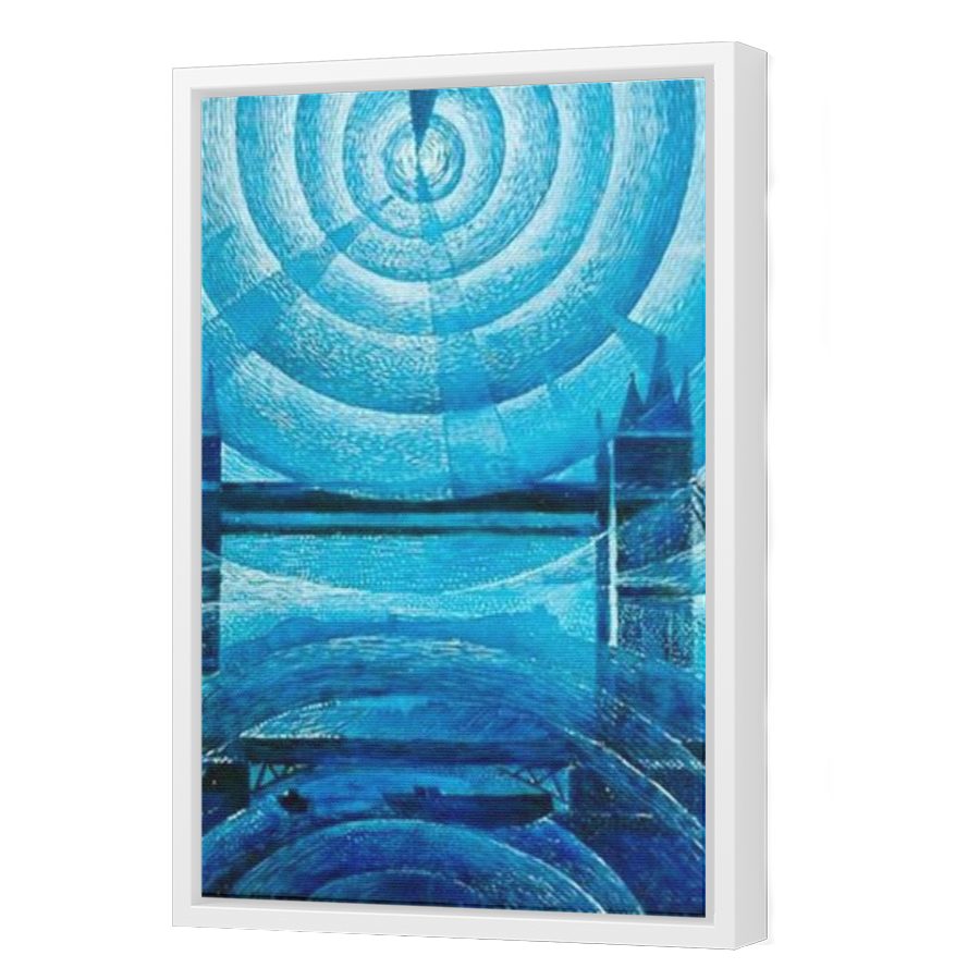 Thumbnail for Canvas - White Floating Frame
