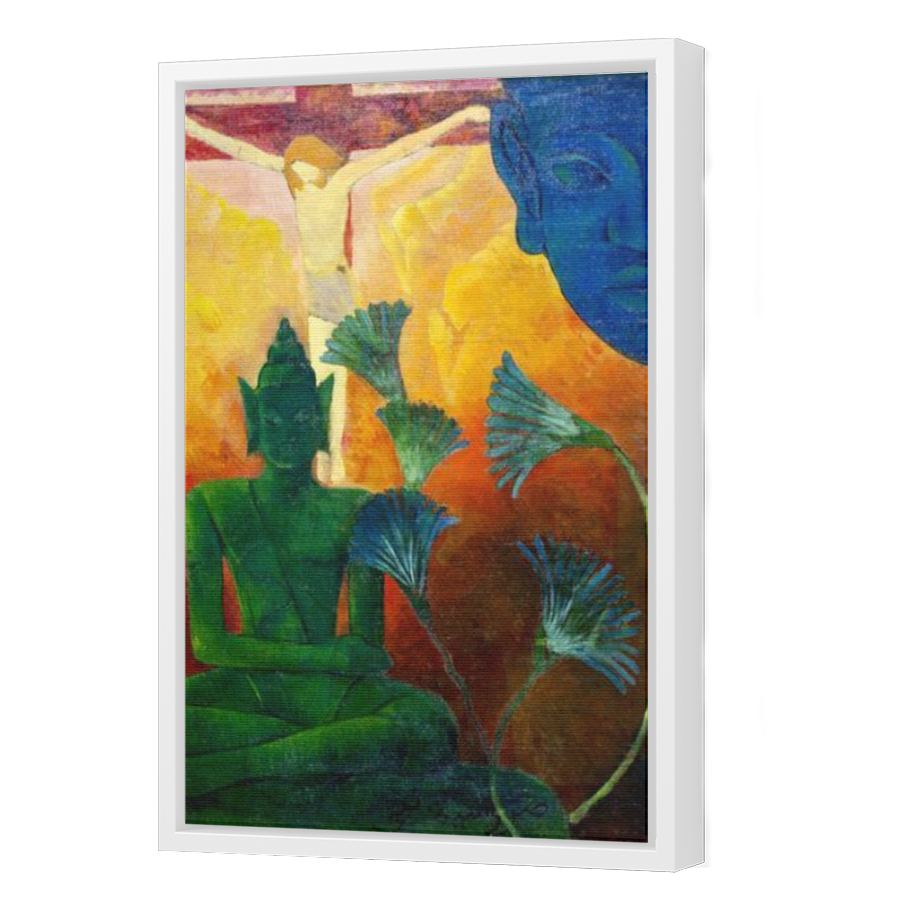 Thumbnail for Canvas - White Floating Frame