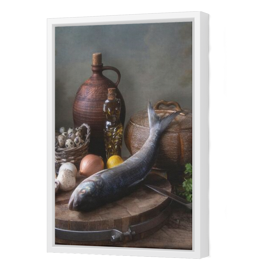 Thumbnail for Canvas - White Floating Frame