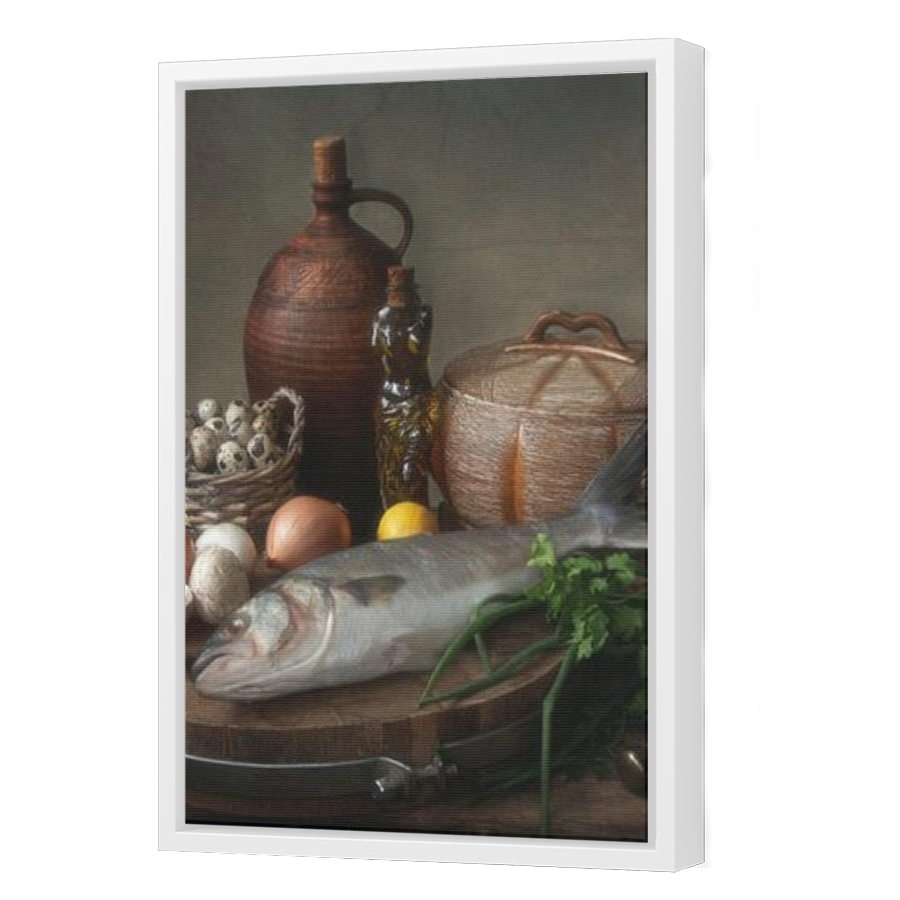 Thumbnail for Canvas - White Floating Frame