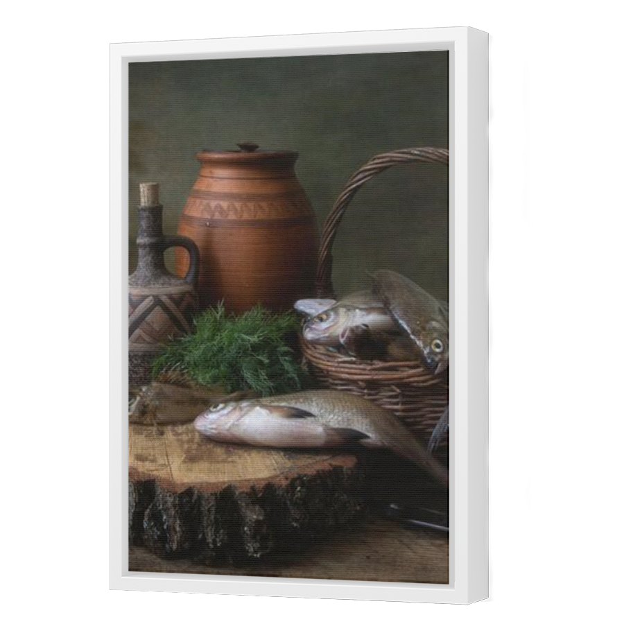 Thumbnail for Canvas - White Floating Frame
