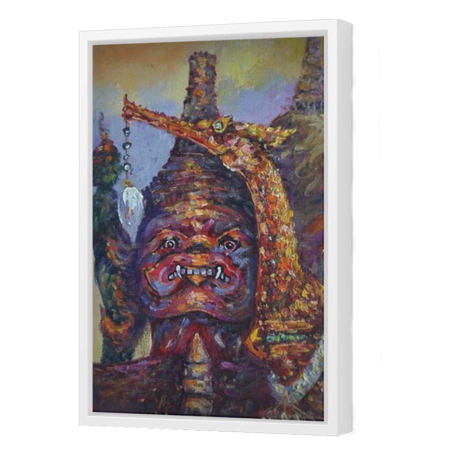 Thumbnail for Canvas - White Floating Frame