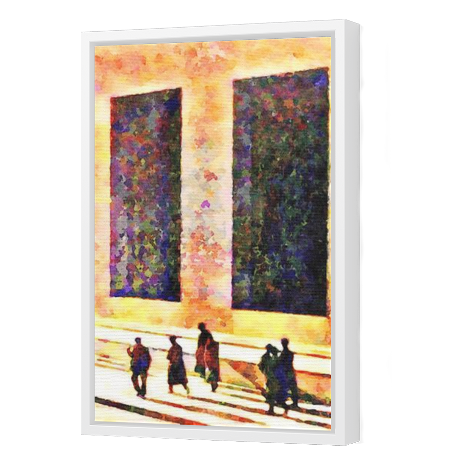 Thumbnail for Canvas - White Floating Frame