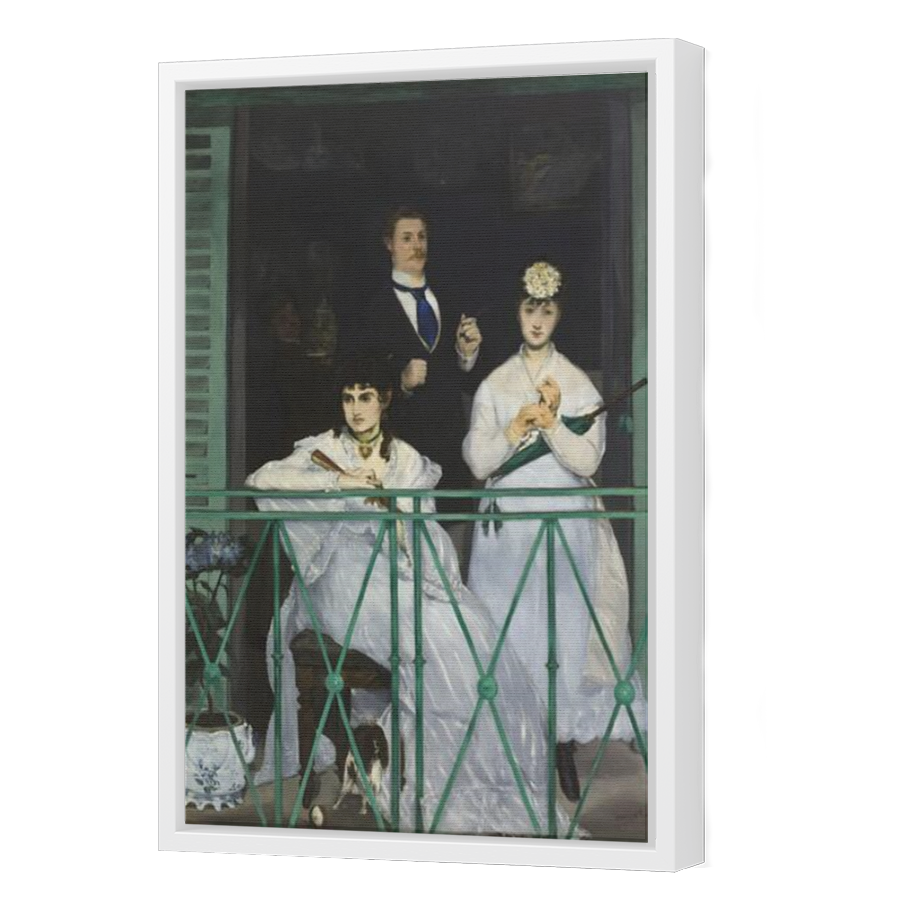 Thumbnail for Canvas - White Floating Frame