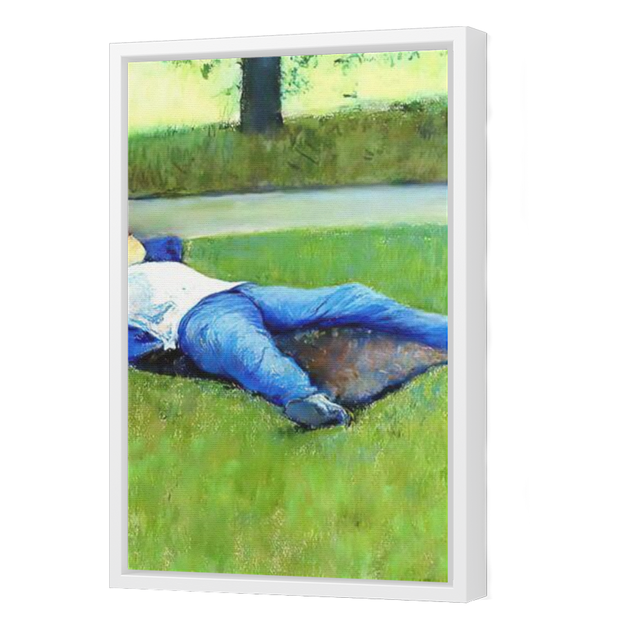 Thumbnail for Canvas - White Floating Frame