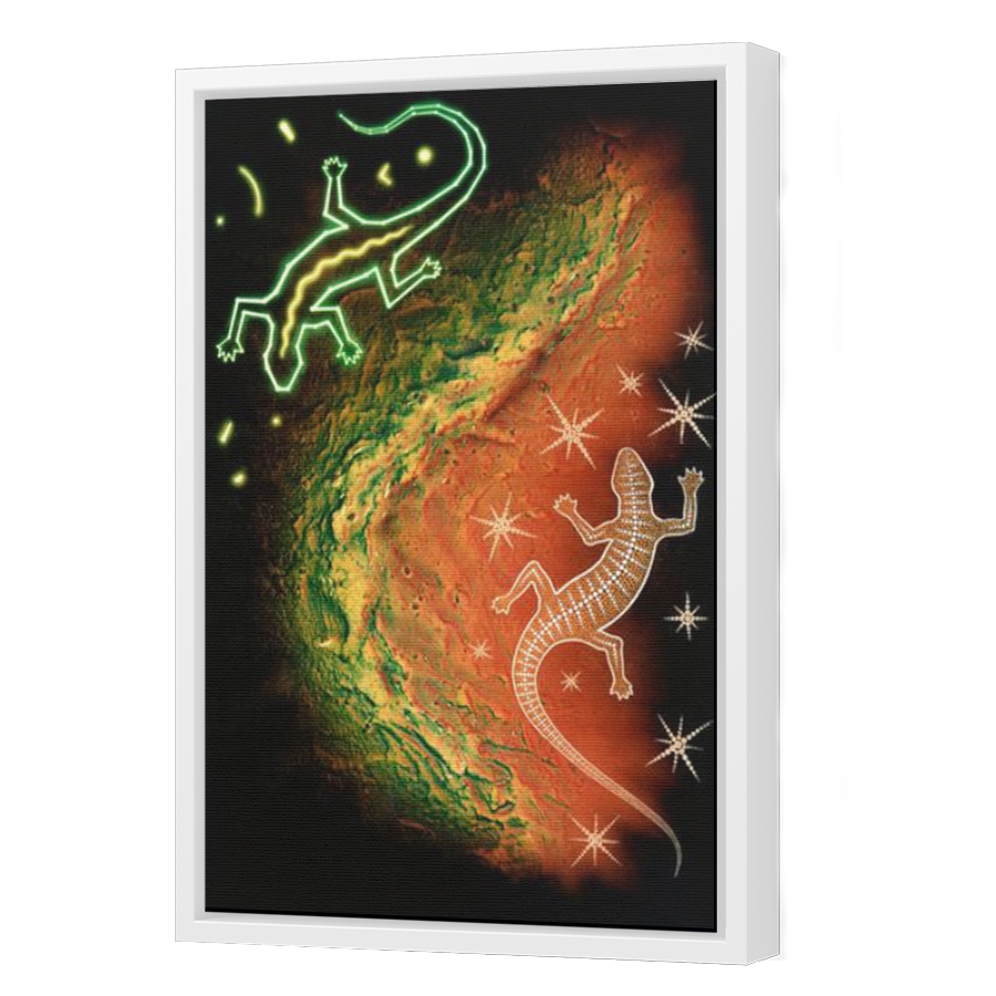 Thumbnail for Canvas - White Floating Frame
