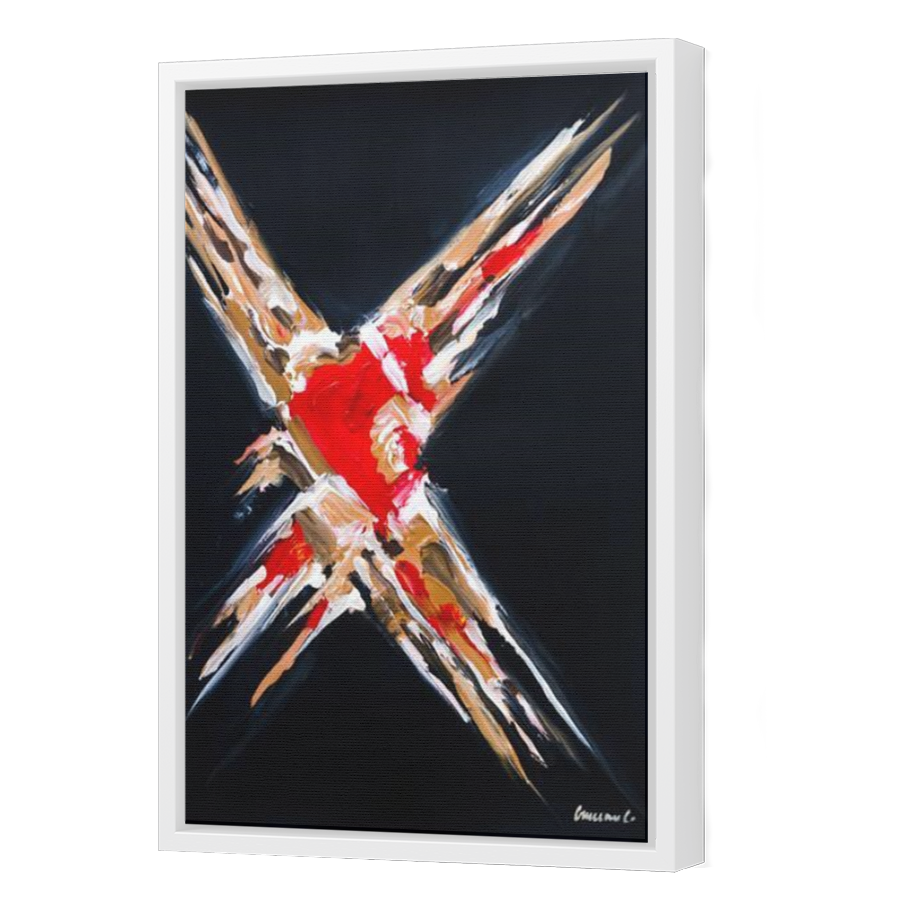 Thumbnail for Canvas - White Floating Frame