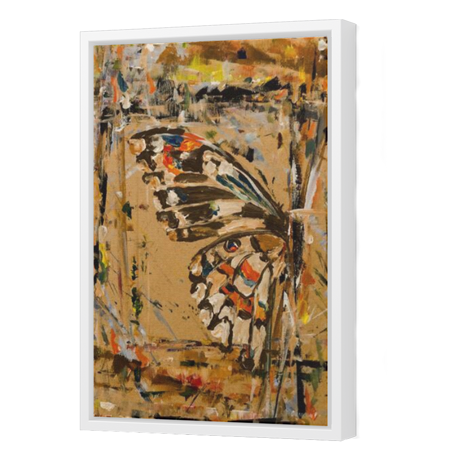 Thumbnail for Canvas - White Floating Frame