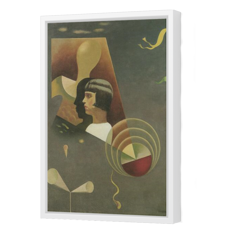 Thumbnail for Canvas - White Floating Frame