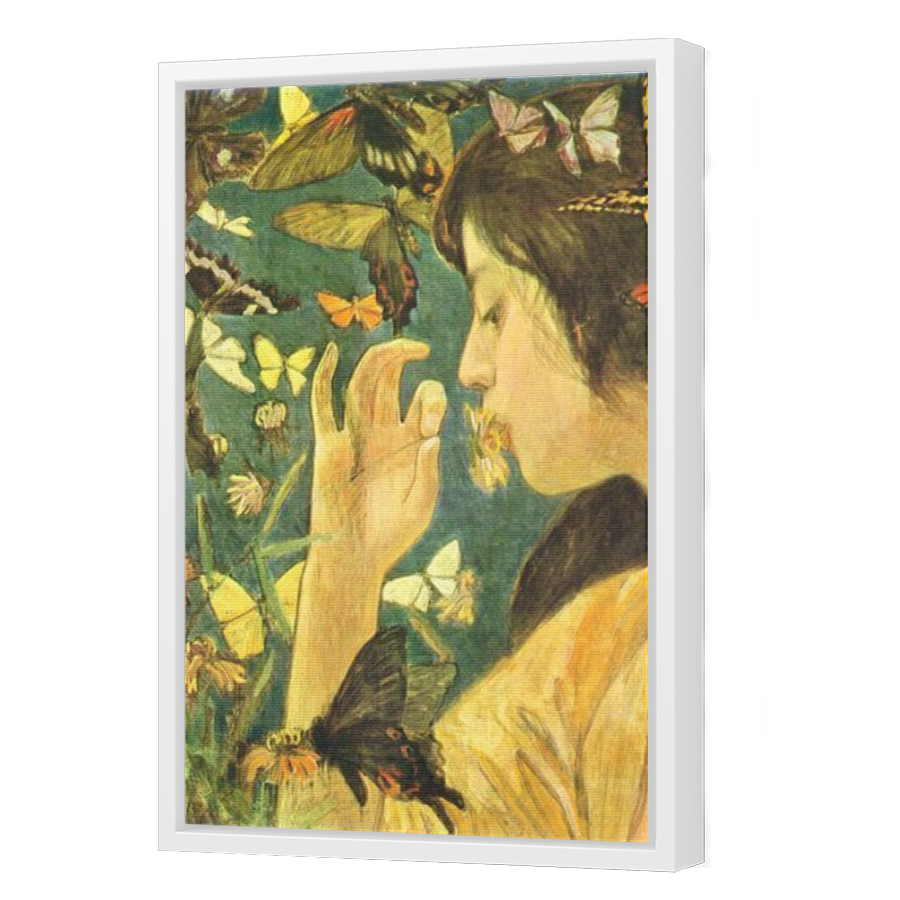 Thumbnail for Canvas - White Floating Frame