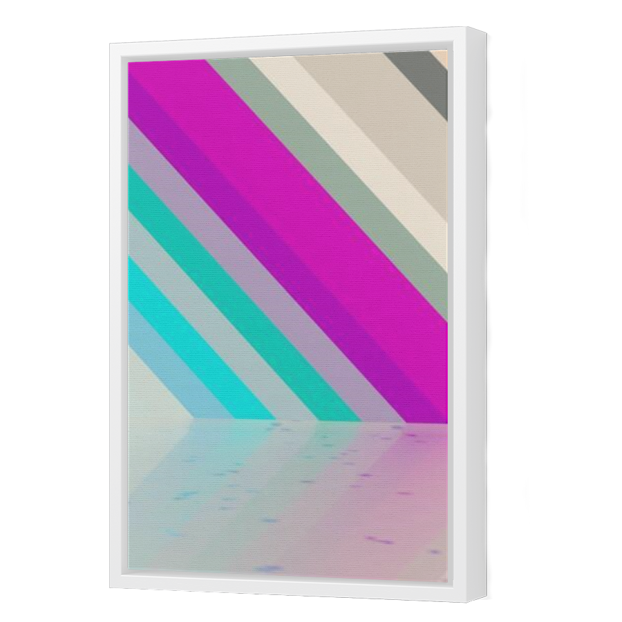 Thumbnail for Canvas - White Floating Frame