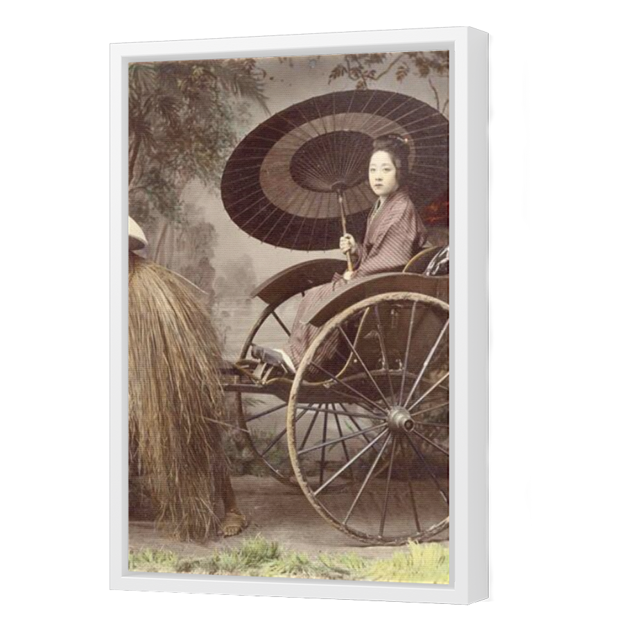 Thumbnail for Canvas - White Floating Frame