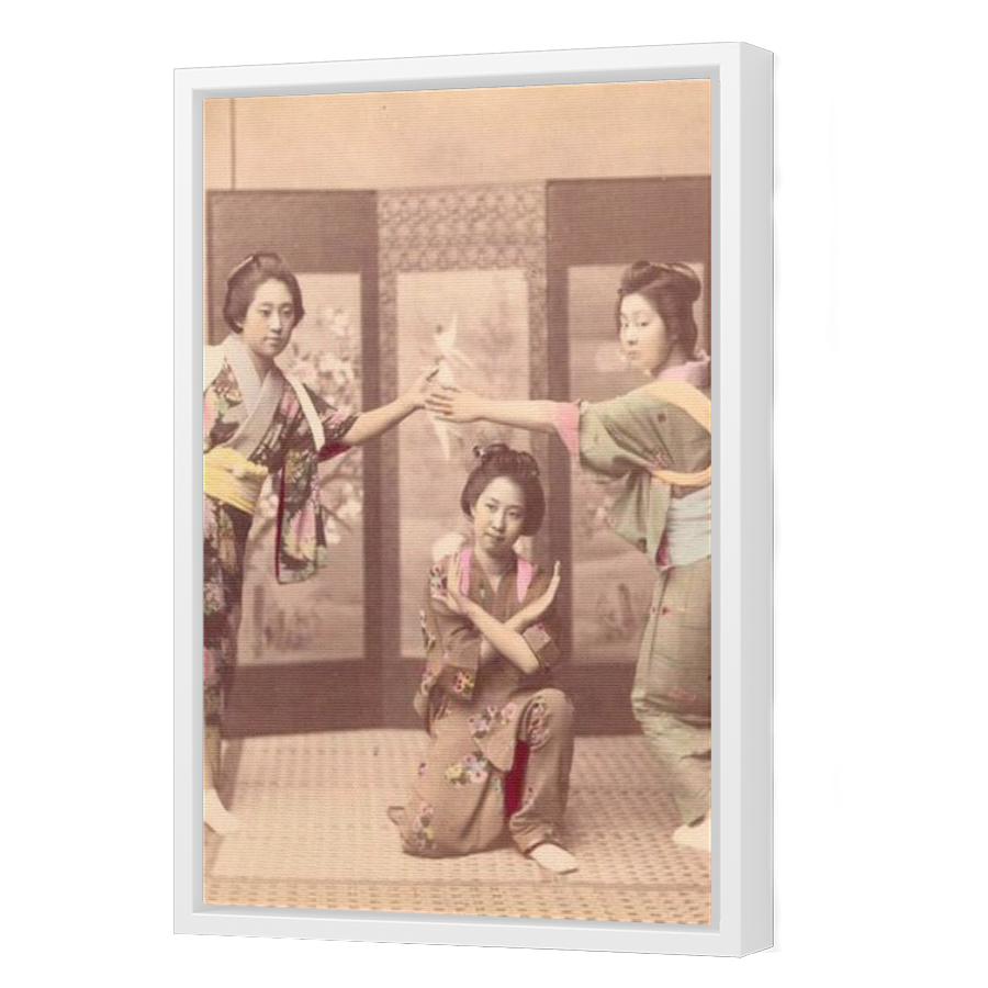 Thumbnail for Canvas - White Floating Frame