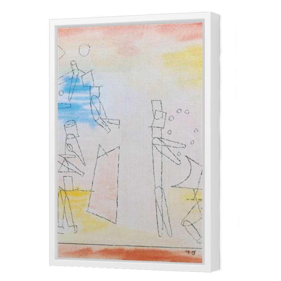 Thumbnail for Canvas - White Floating Frame