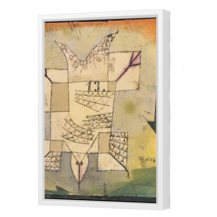 Thumbnail for Canvas - White Floating Frame