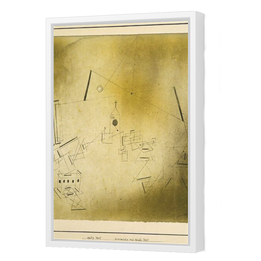 Thumbnail for Canvas - White Floating Frame