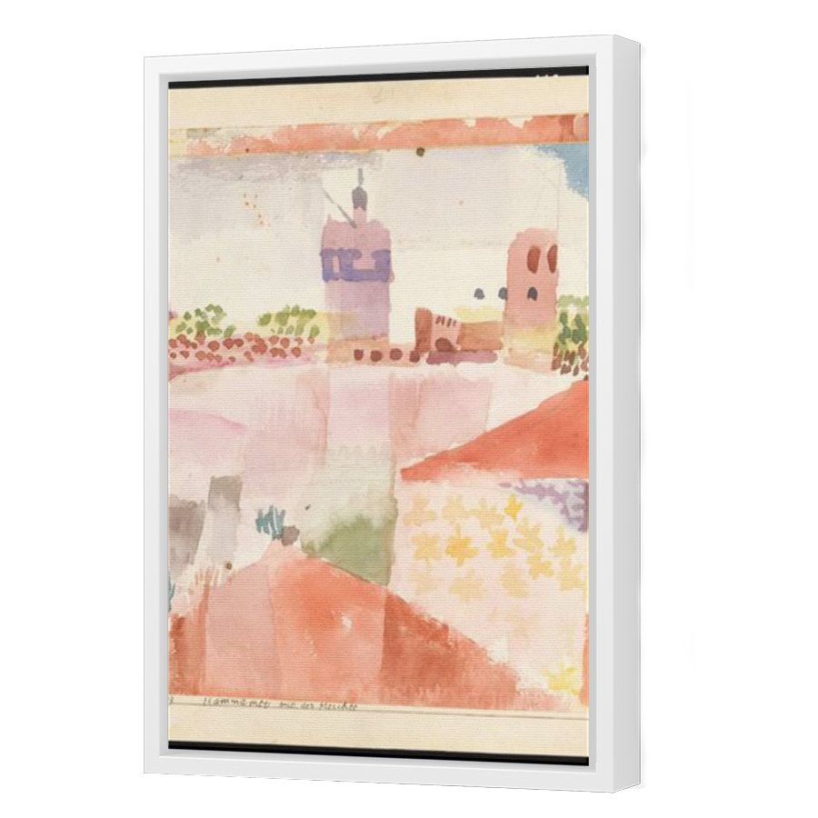 Thumbnail for Canvas - White Floating Frame