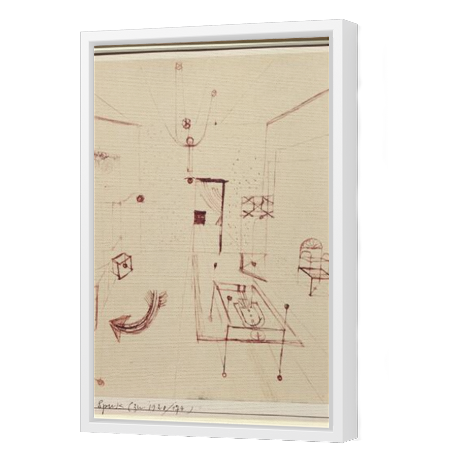Thumbnail for Canvas - White Floating Frame