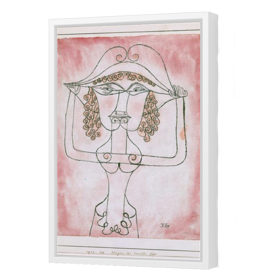 Thumbnail for Canvas - White Floating Frame