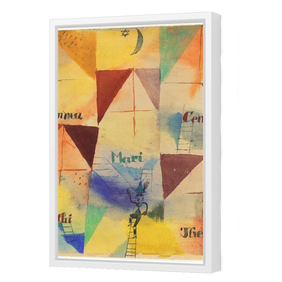 Thumbnail for Canvas - White Floating Frame
