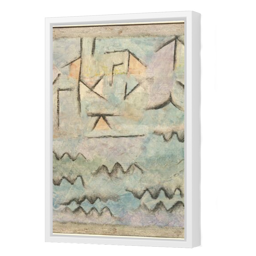 Thumbnail for Canvas - White Floating Frame