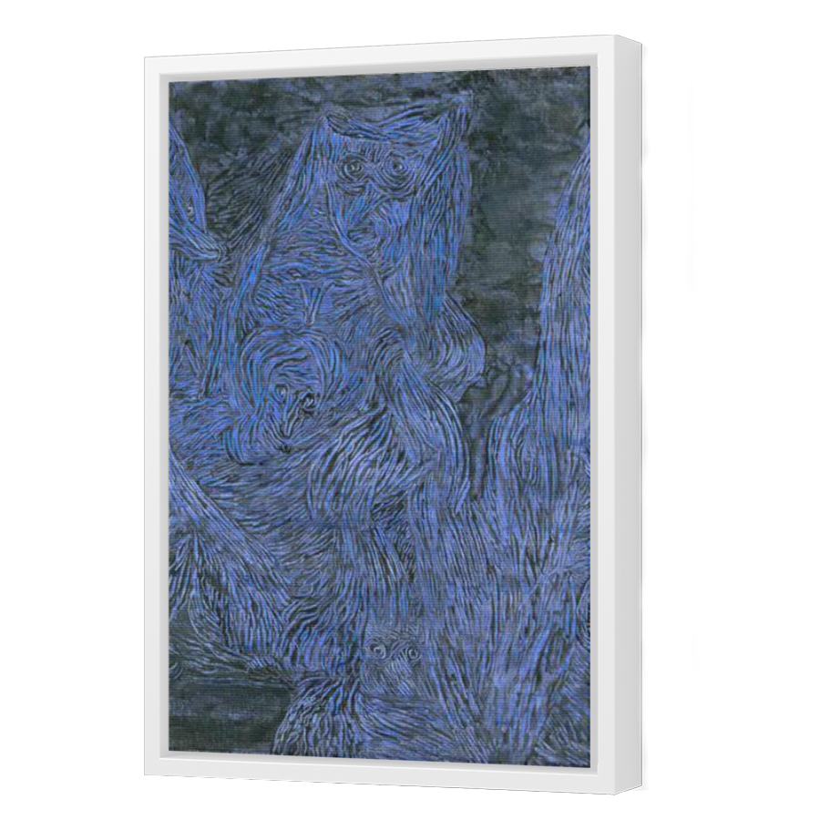 Thumbnail for Canvas - White Floating Frame