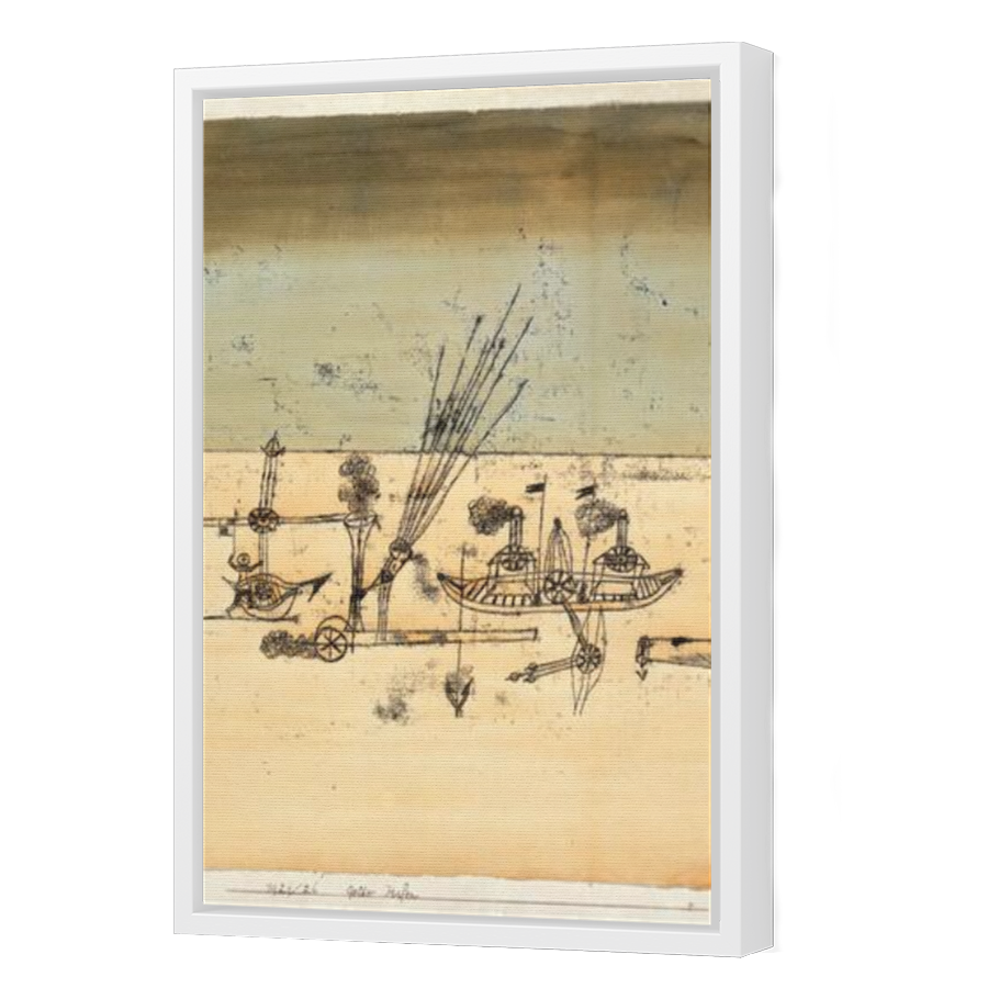 Thumbnail for Canvas - White Floating Frame