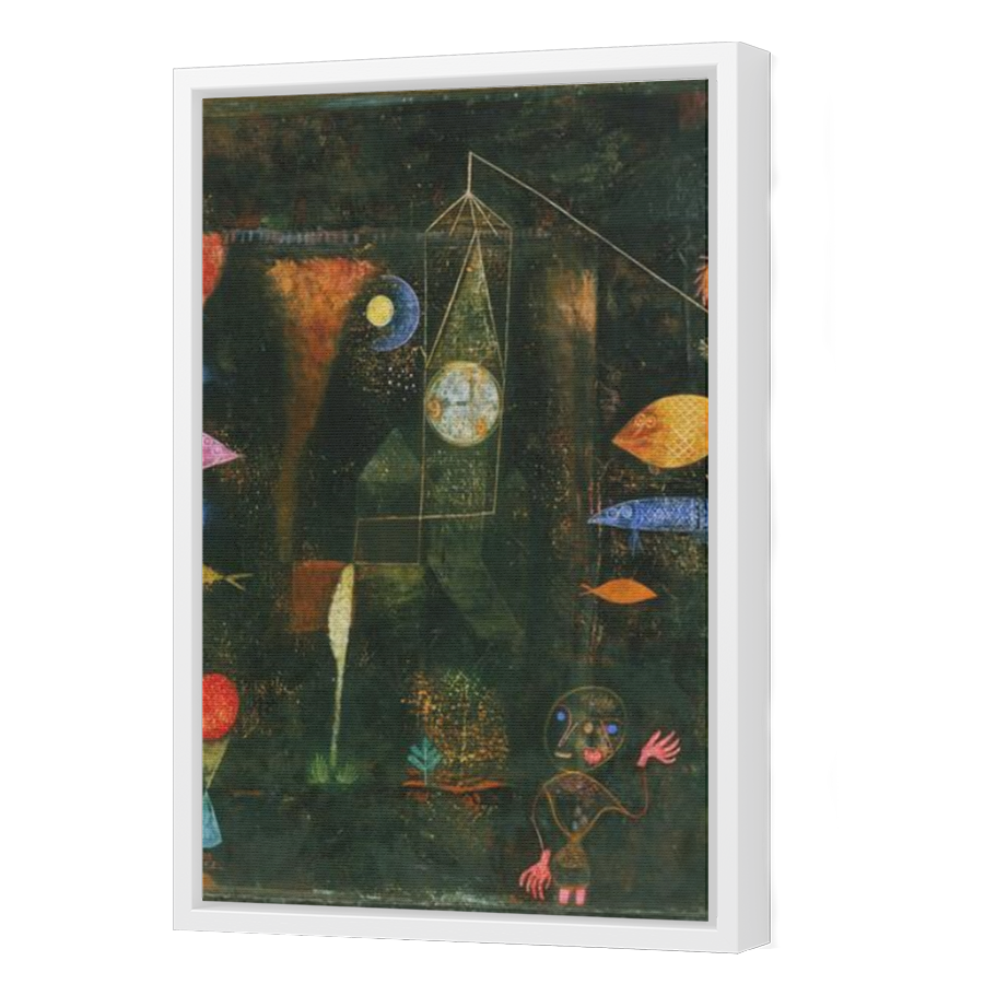 Thumbnail for Canvas - White Floating Frame