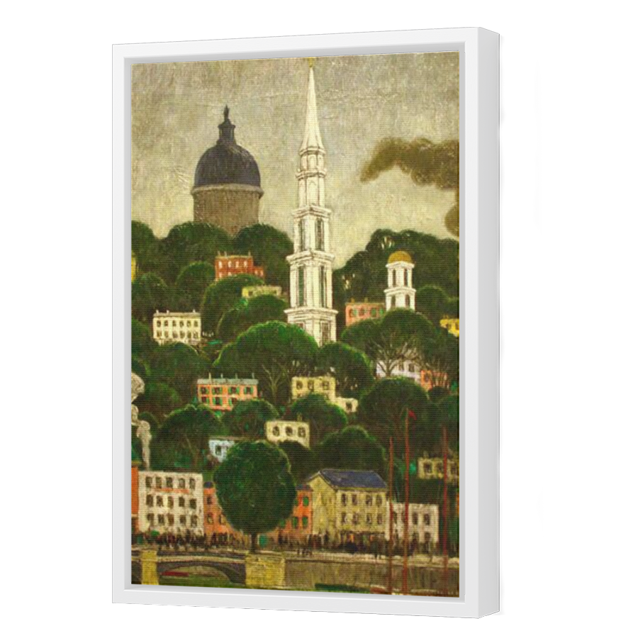 Thumbnail for Canvas - White Floating Frame