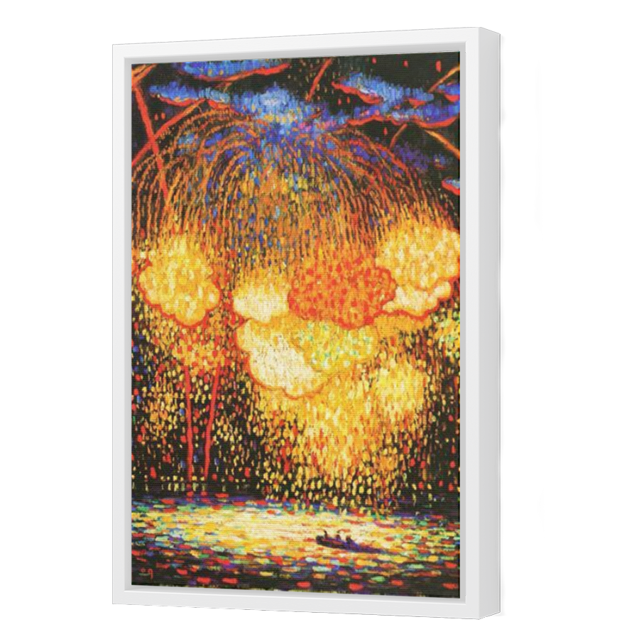 Thumbnail for Canvas - White Floating Frame