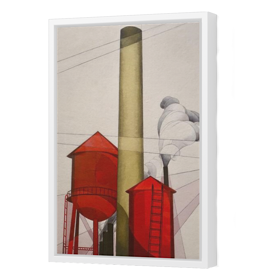 Thumbnail for Canvas - White Floating Frame