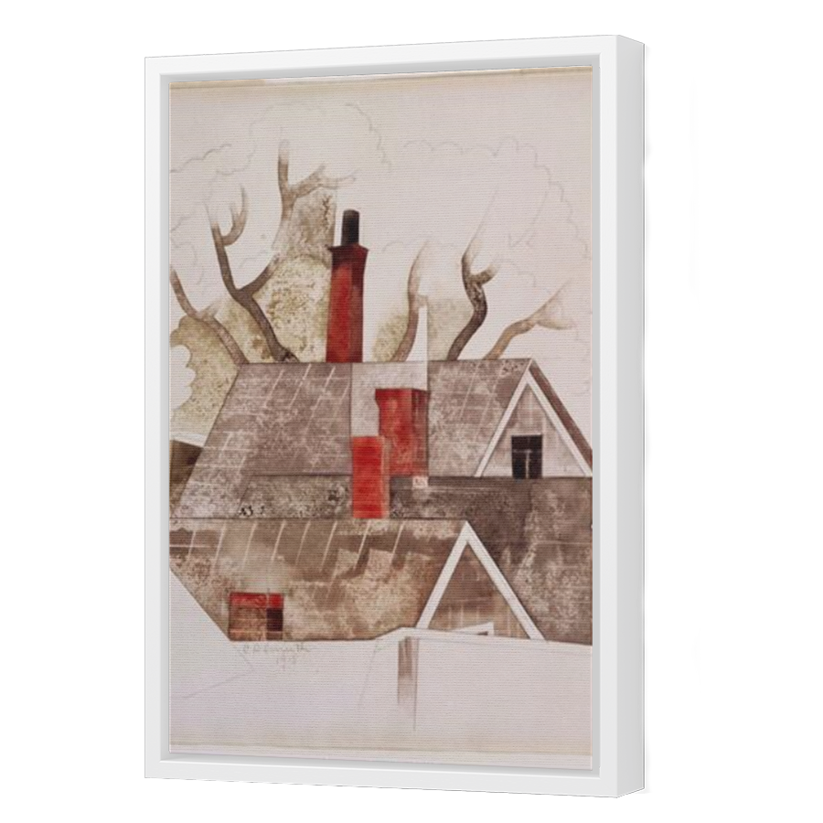 Thumbnail for Canvas - White Floating Frame