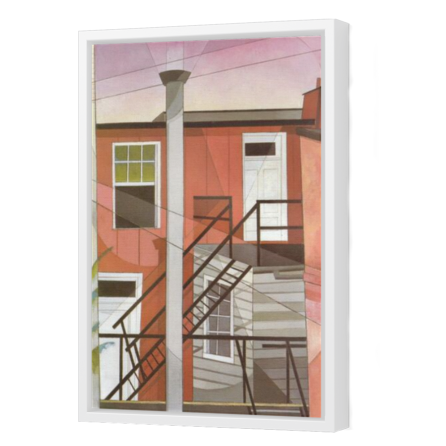Thumbnail for Canvas - White Floating Frame