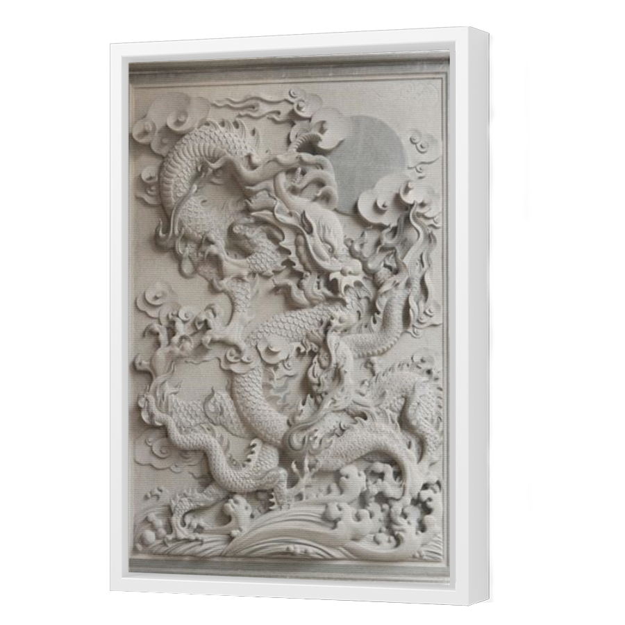 Thumbnail for Canvas - White Floating Frame