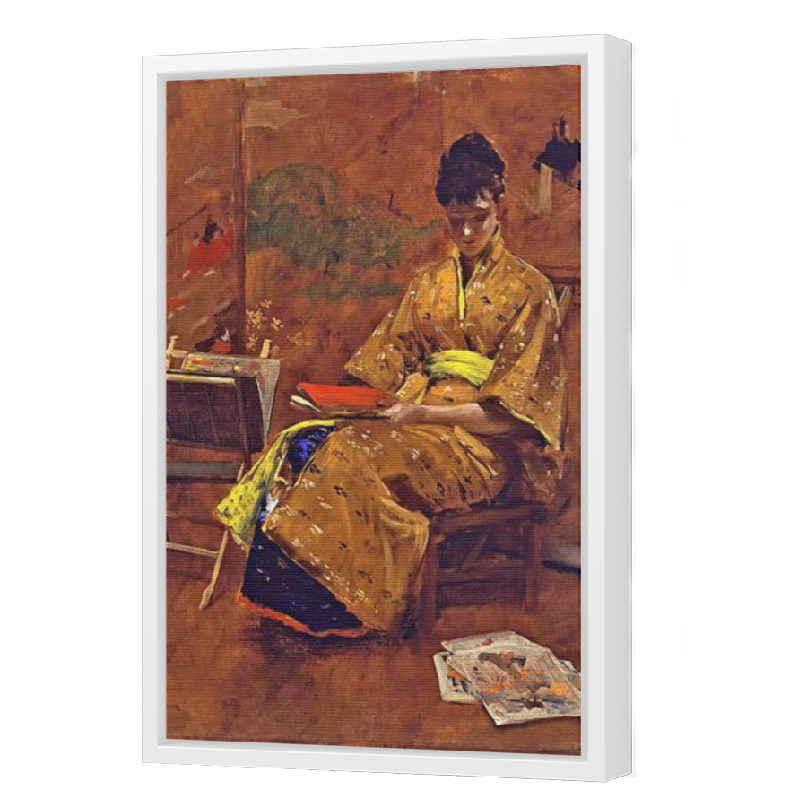 Thumbnail for Canvas - White Floating Frame
