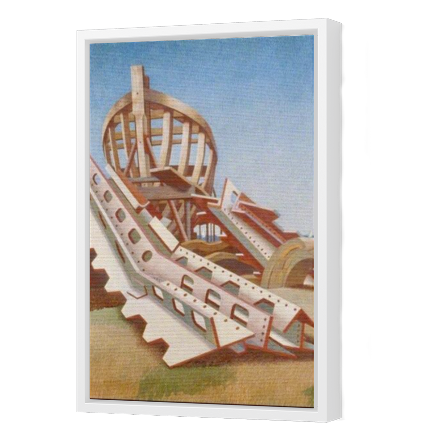Thumbnail for Canvas - White Floating Frame