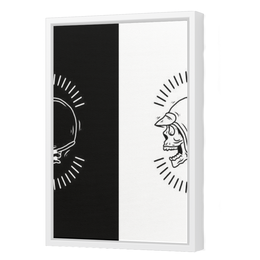 Thumbnail for Canvas - White Floating Frame