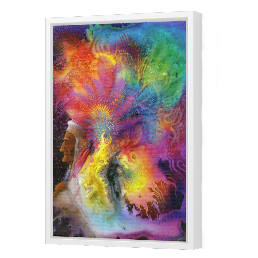 Thumbnail for Canvas - White Floating Frame