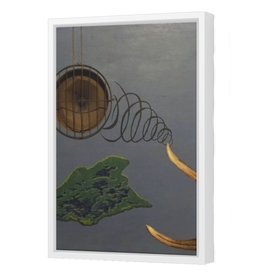 Thumbnail for Canvas - White Floating Frame