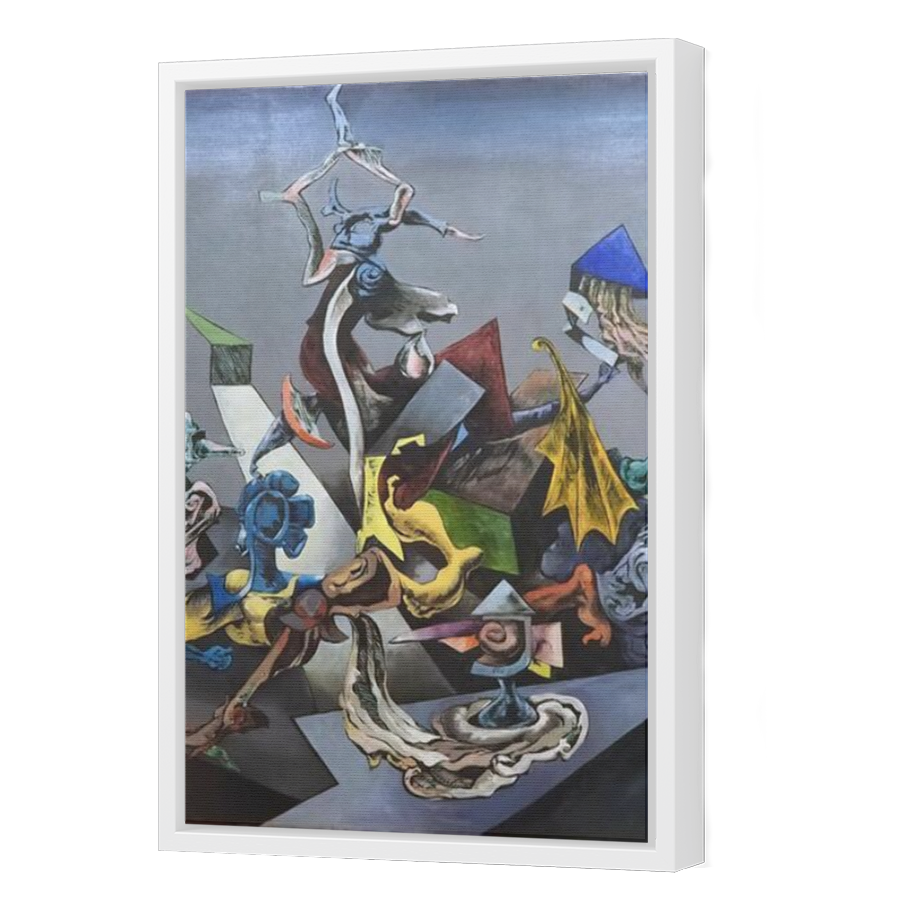 Thumbnail for Canvas - White Floating Frame