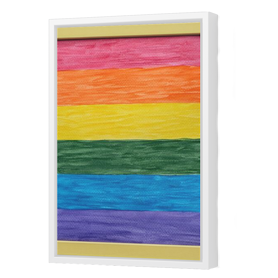 Thumbnail for Canvas - White Floating Frame