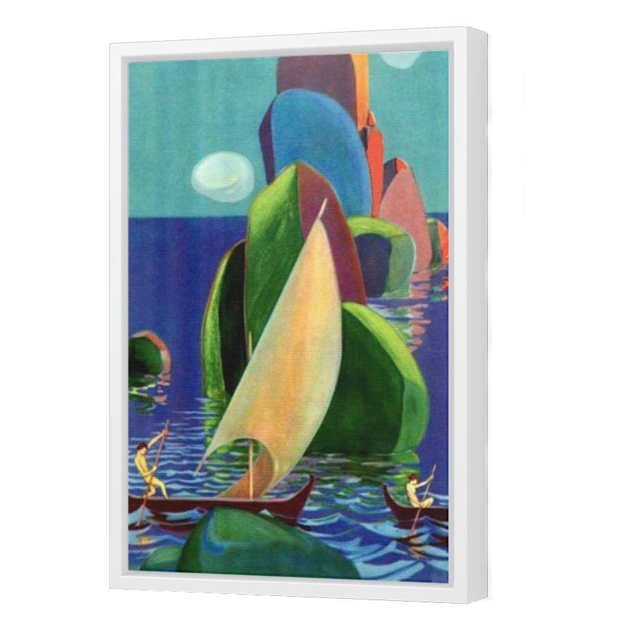 Thumbnail for Canvas - White Floating Frame