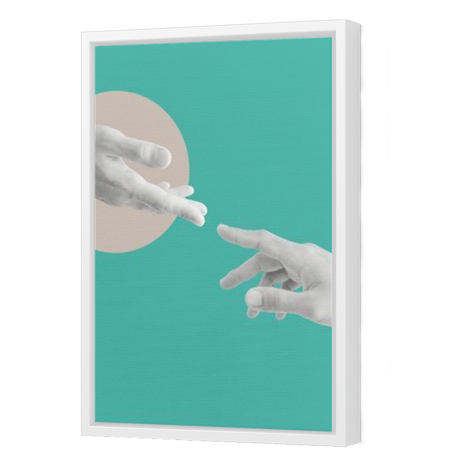 Thumbnail for Canvas - White Floating Frame