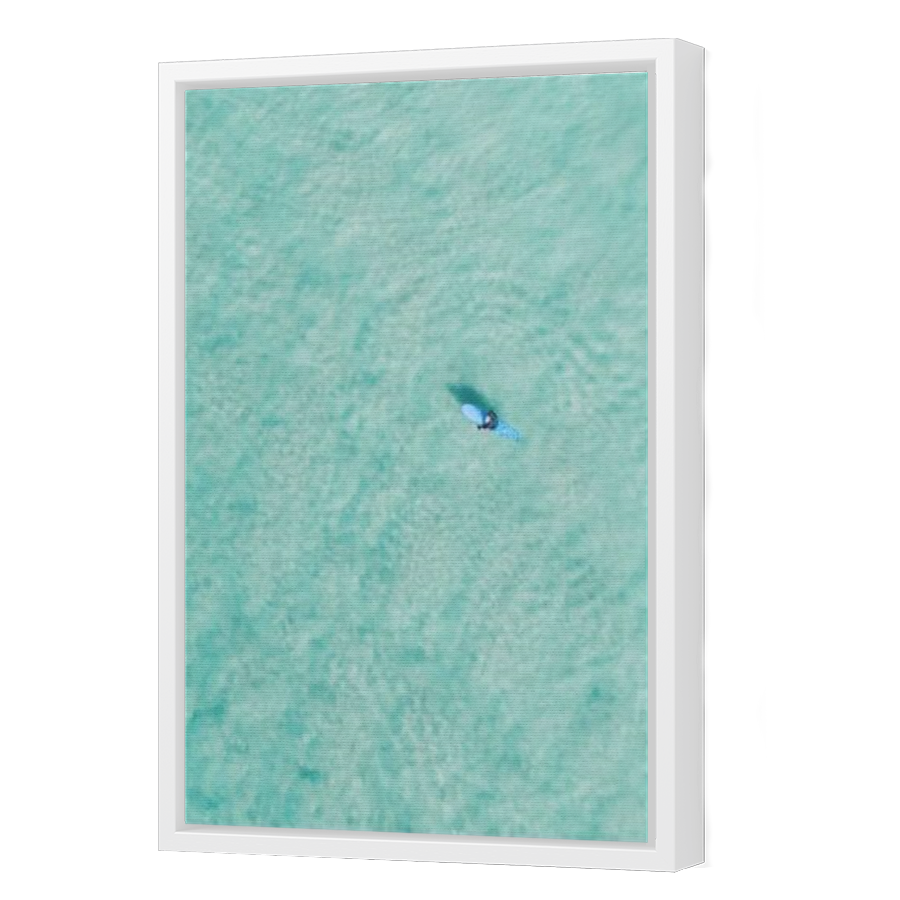 Thumbnail for Canvas - White Floating Frame